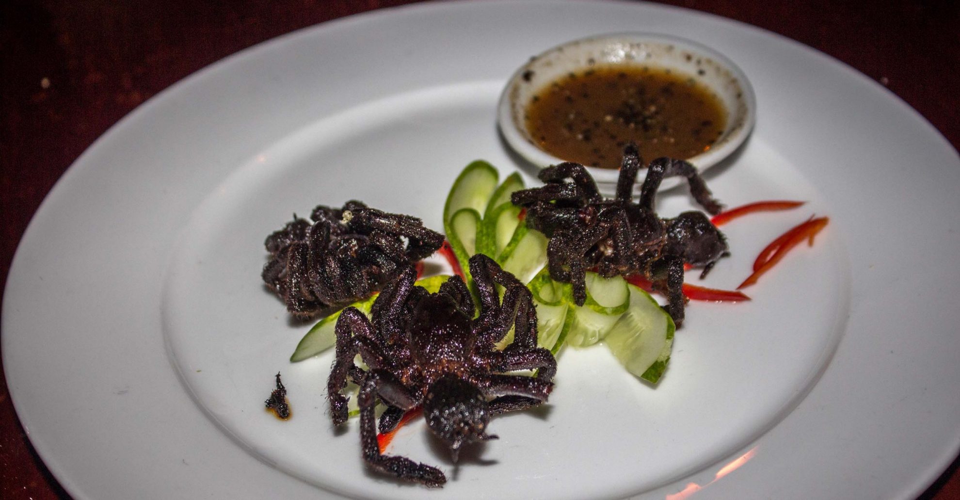 10 foods that will surprise you — Fried Tarantula