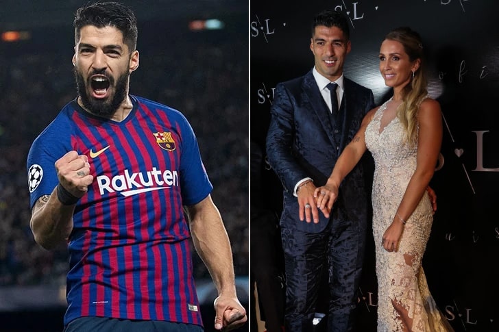 Les belles partenaires de plusieurs meilleurs footballeurs du monde entier - Sofía Balbi et Luis Suarez