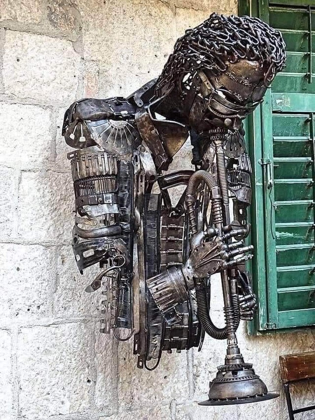 Dieciséis fotos fascinantes de cosas inusuales - Escultura de Vlado Kostov