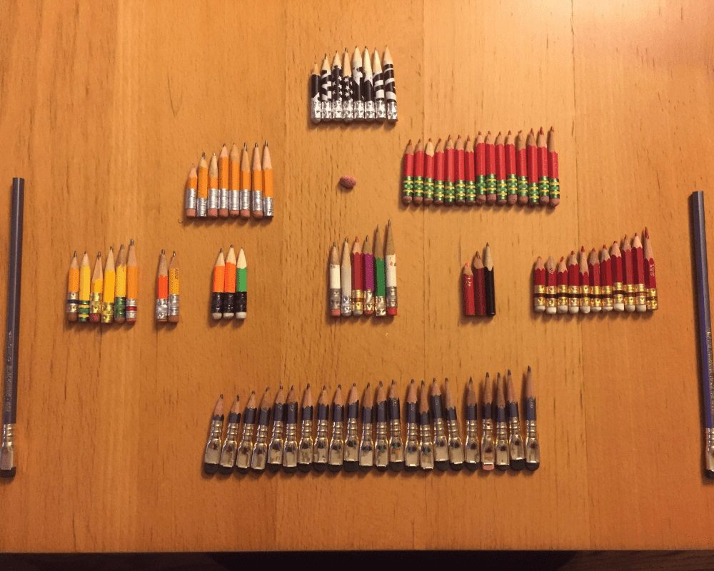 20 beeindruckende Sammlungen, die du dir nie vorstellen könntest - Gut gespitzte Bleistifte