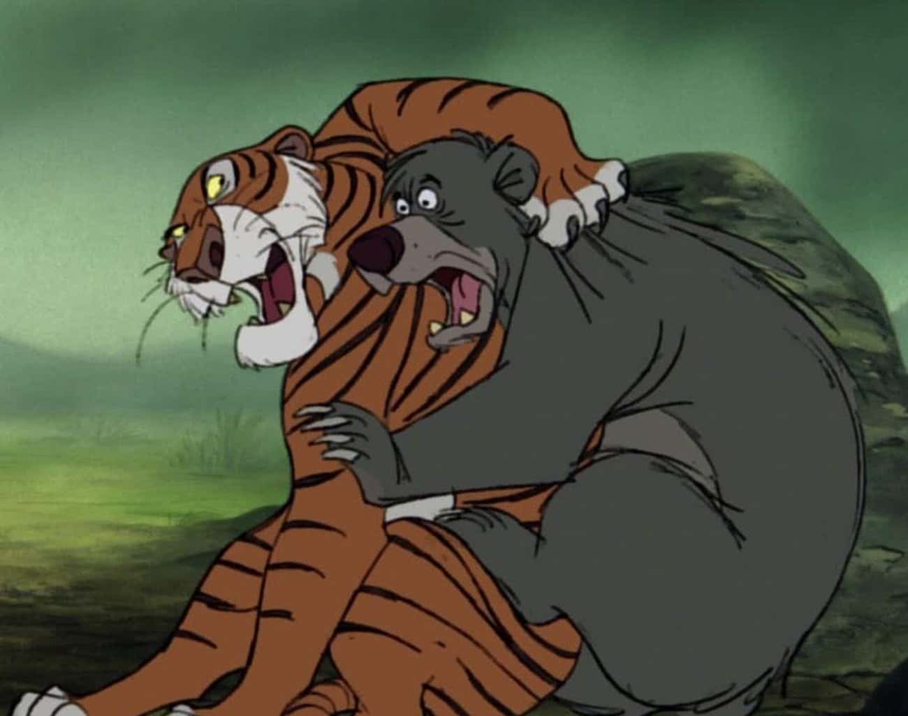 12 faits scientifiques exacts dans les films Disney - Les ours paresseux et les tigres du Bengal sont originaires de l'Inde, et peuvent en effet s'affronter, comme dans 
